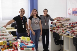 Ação social do curso de Enfermagem beneficia entidades da região