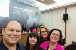 Coordenador e acadêmicos participam de congresso de Direito