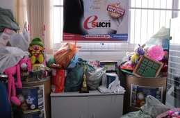 Esucri arrecada mais de 500 brinquedos para campanha Natal + Solidário da Cruz Vermelha de Criciúma