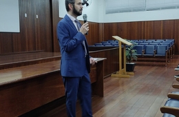 Egresso de Direito retorna as Faculdades Esucri para ministrar palestra 