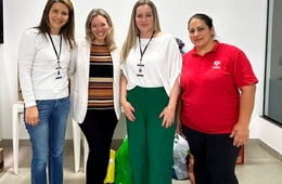 Esucri e FUMDES realizam entrega de doações ao Lar Azul da AFASC