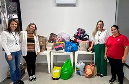 Esucri e FUMDES realizam entrega de doações ao Lar Azul da AFASC