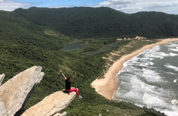Acadêmicos da Esucri conhecem trilhas de Florianópolis